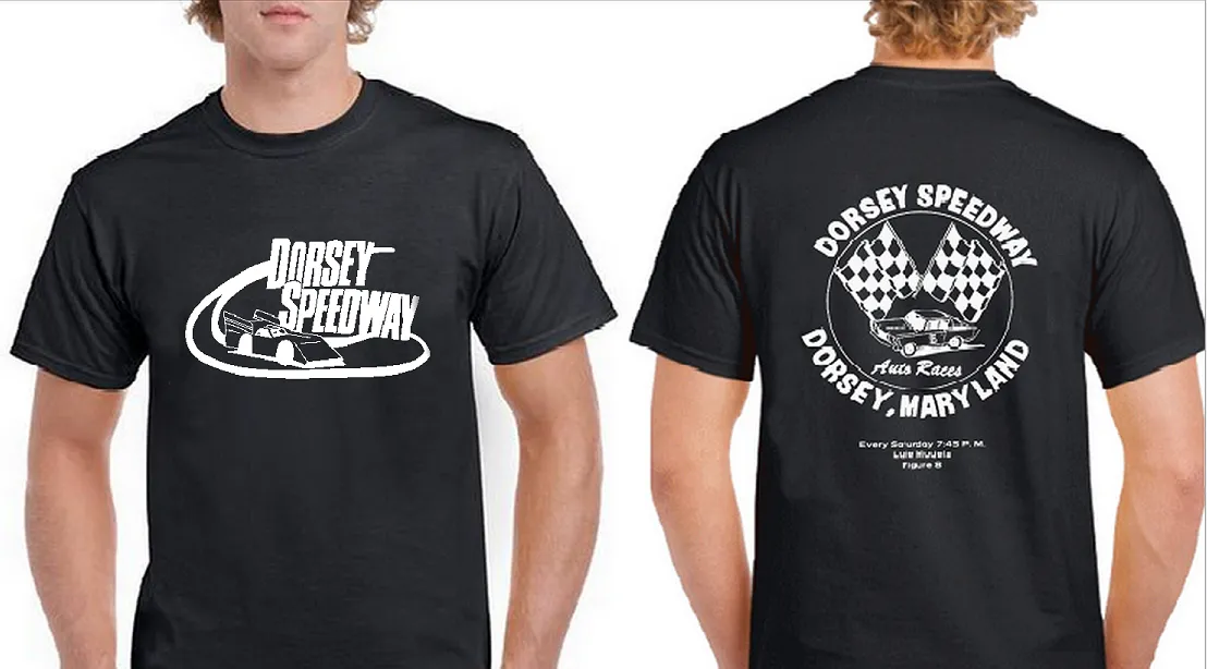1985 Dorsey Speedway Vintage Logo Replica Black Shirt
