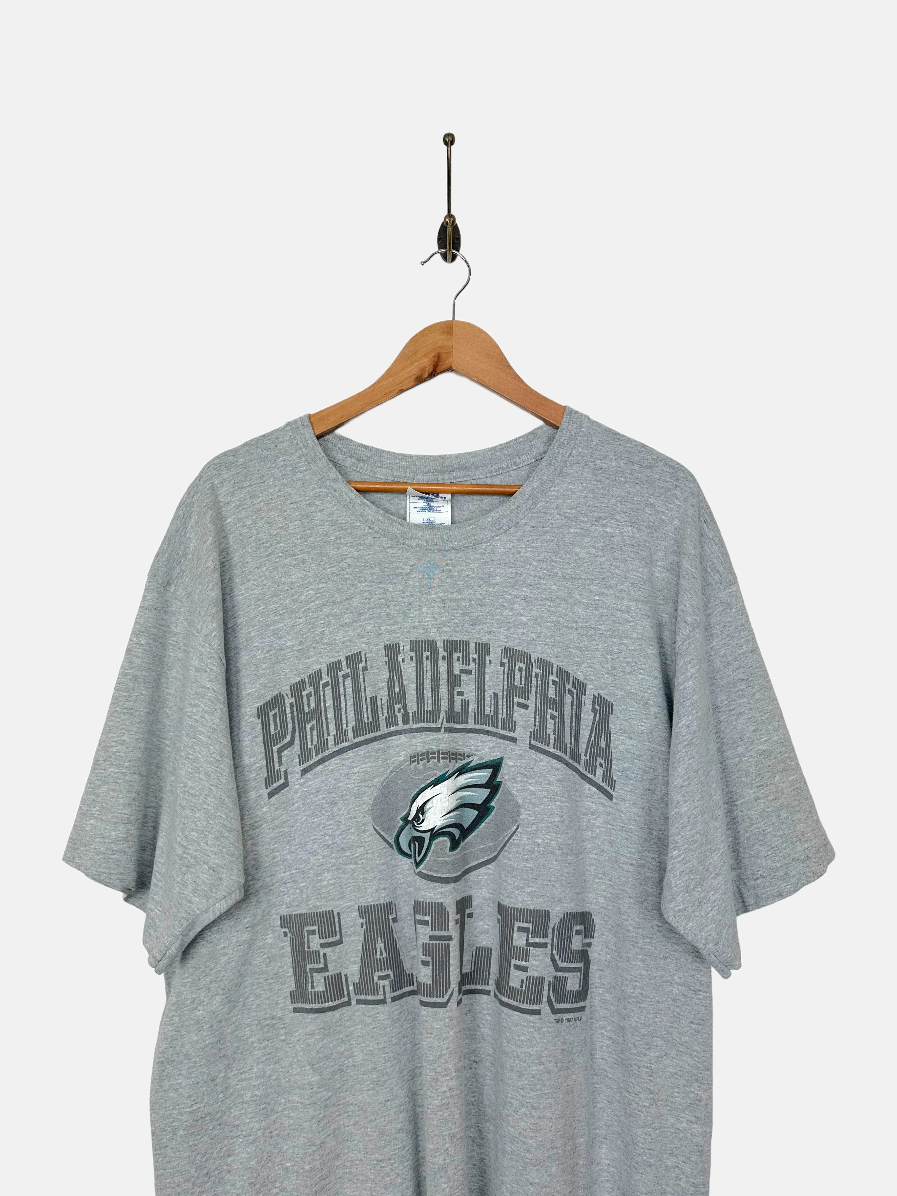 1997 Philadelphia Eagles NFL USA Made Vintage T-Shirt Size 2XL