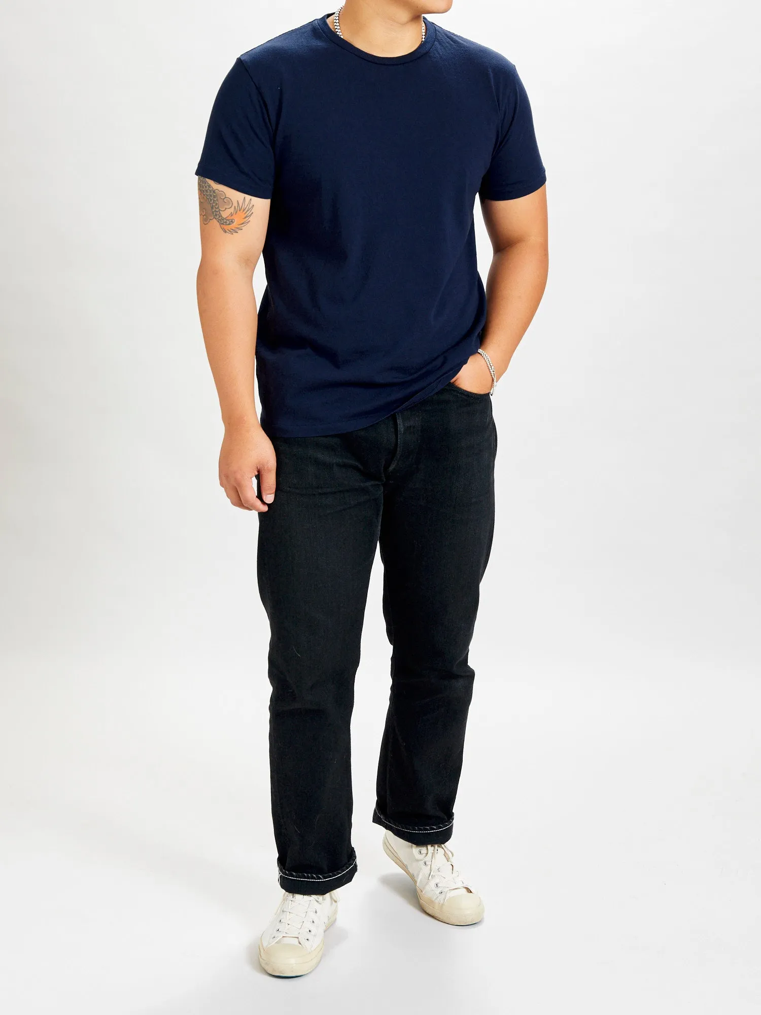 2-Pack Short Sleeve Crew Tee in Navy