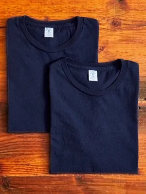 2-Pack Short Sleeve Crew Tee in Navy