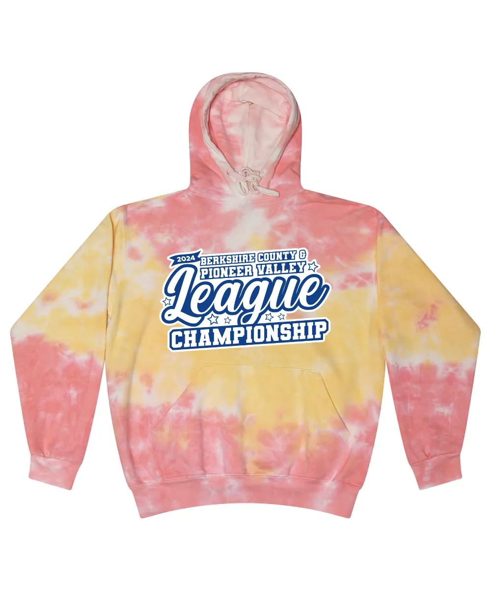 2024 Berkshire County & Pioneer Valley League Championship - Tie Dye Hoodies
