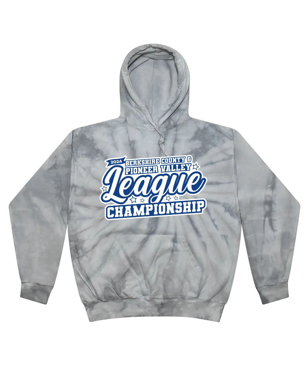 2024 Berkshire County & Pioneer Valley League Championship - Tie Dye Hoodies