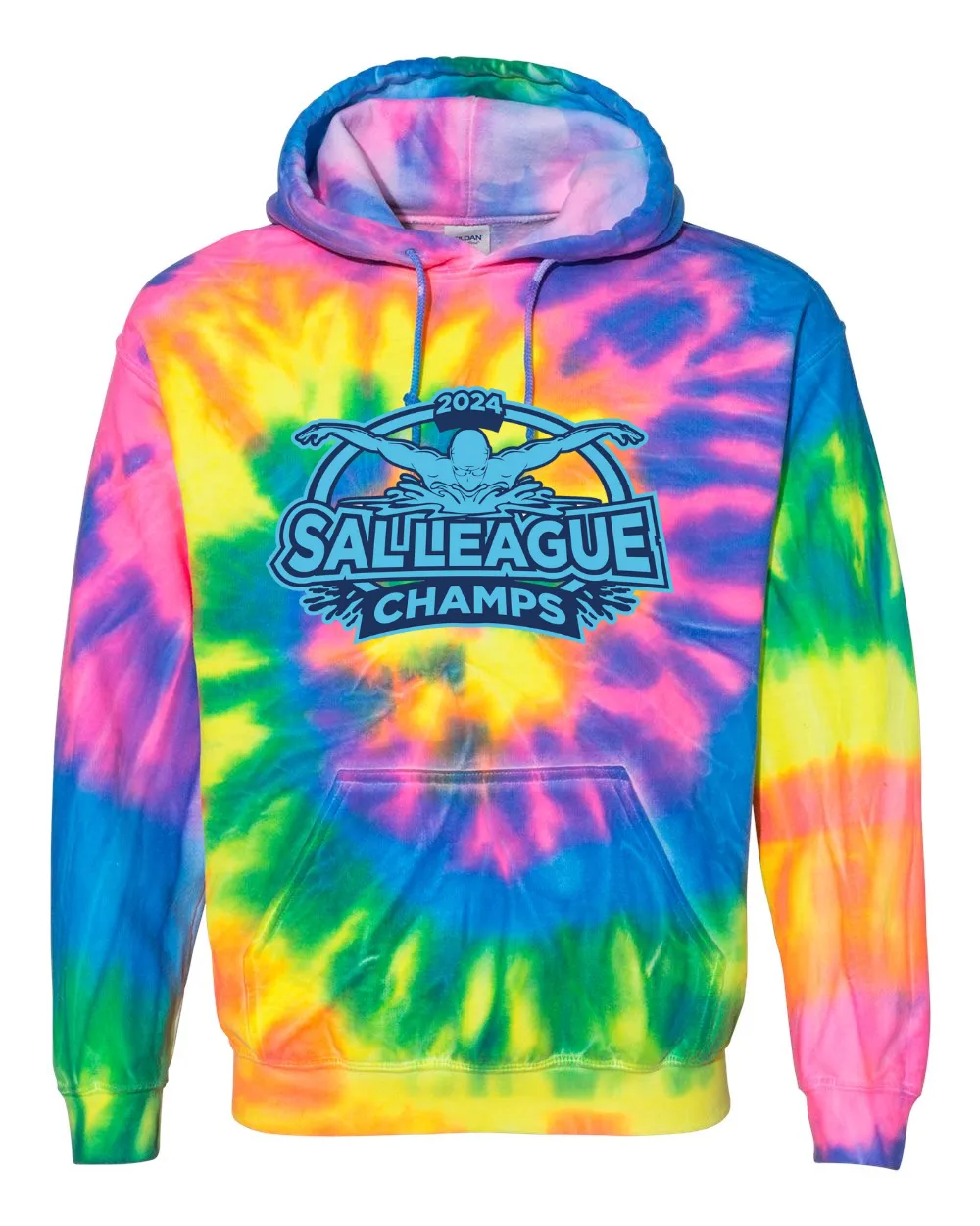 2024 SAL League Champs Tie Dye Hoodies