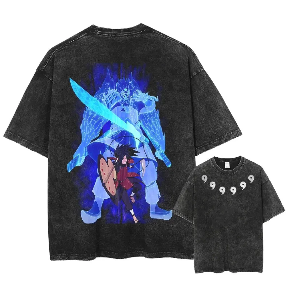 6 Paths - Naruto Shippuden 2-Sided Vintage Oversized T Shirt