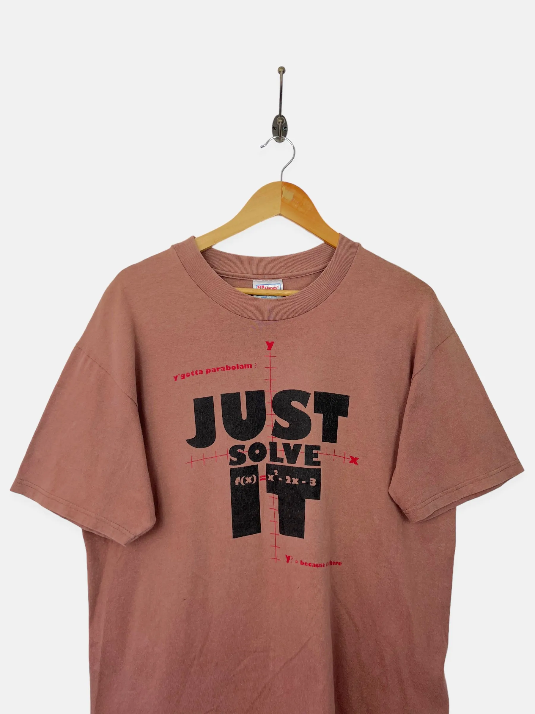 90's Just Solve It Vintage T-Shirt Size M