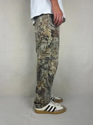 90's Realtree Camo USA Made Vintage Cargo Pants Size 34x33