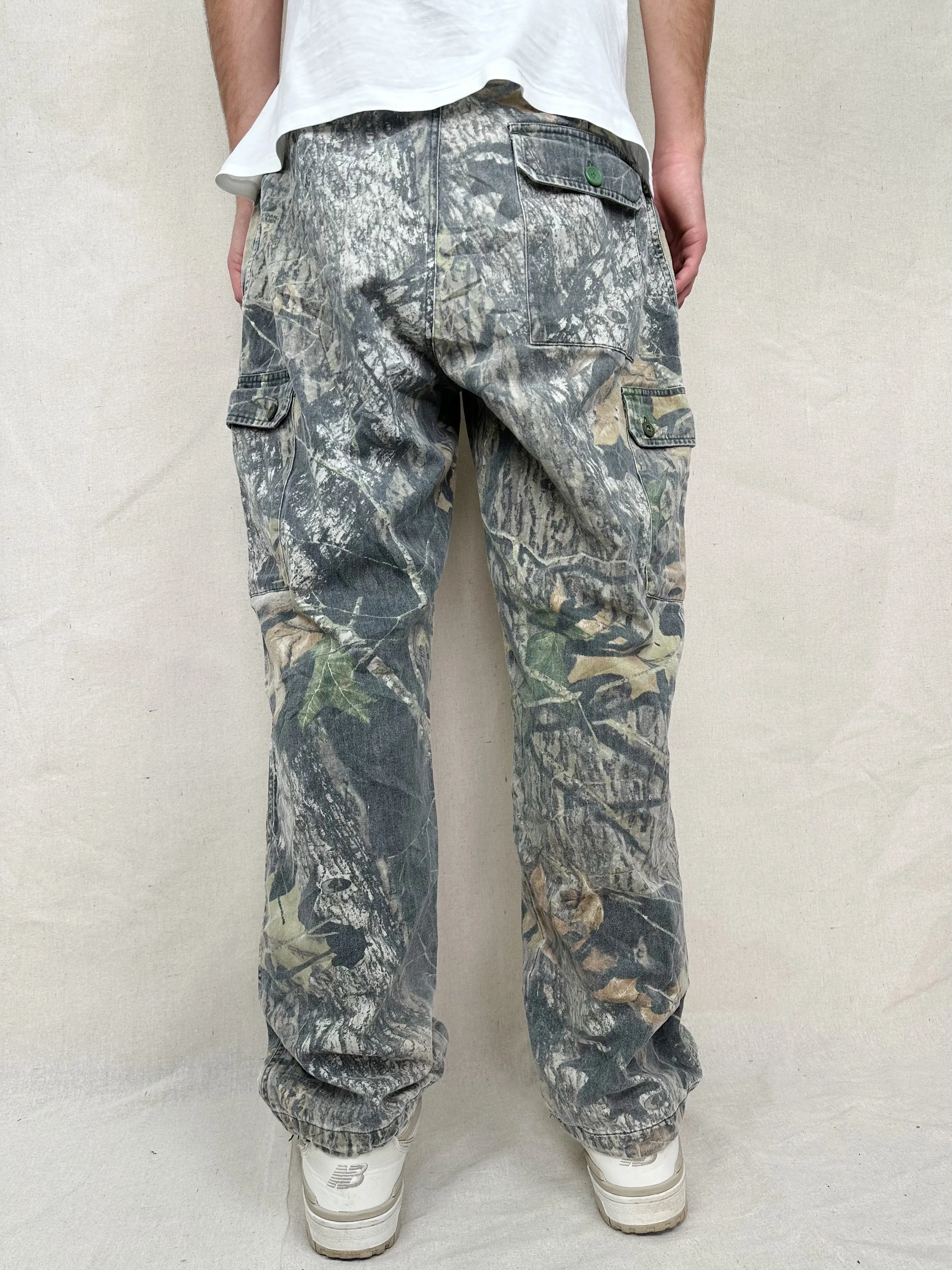 90's Realtree Camo Vintage Cargo Pants Size 35x30