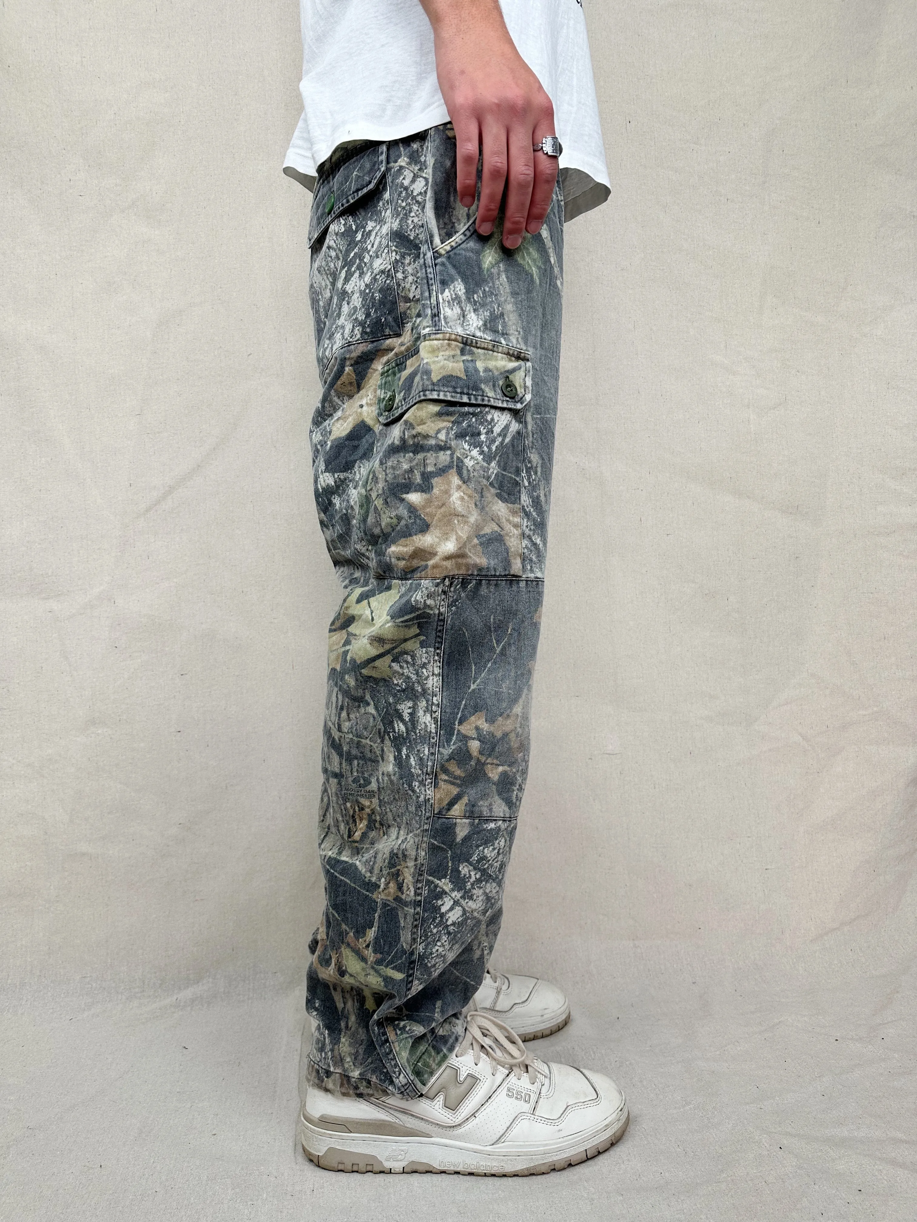 90's Realtree Camo Vintage Cargo Pants Size 35x30