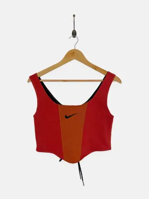 90's Reworked Nike Embroidered Vintage Corset Size 8