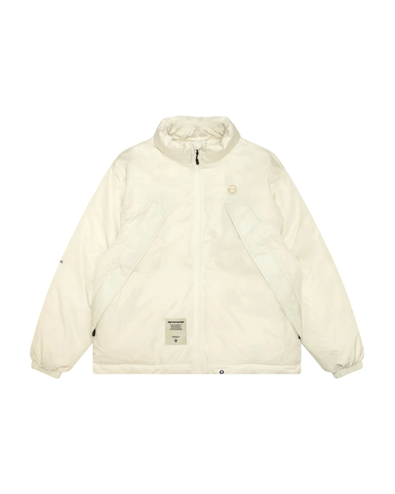 AAPE NOW moonface logo puffer jacket