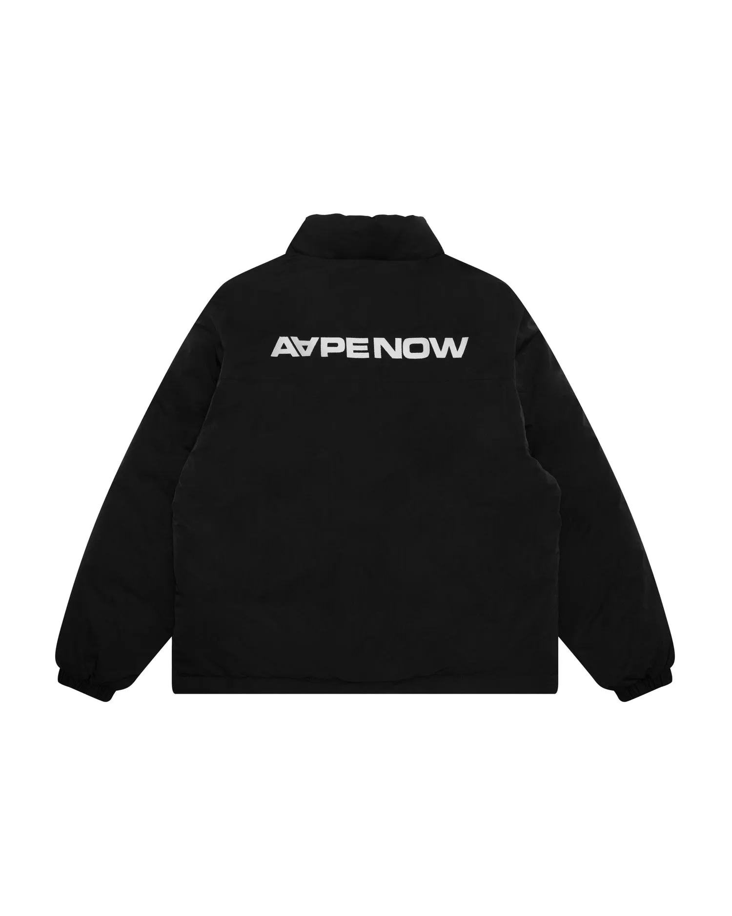 AAPE NOW moonface logo puffer jacket