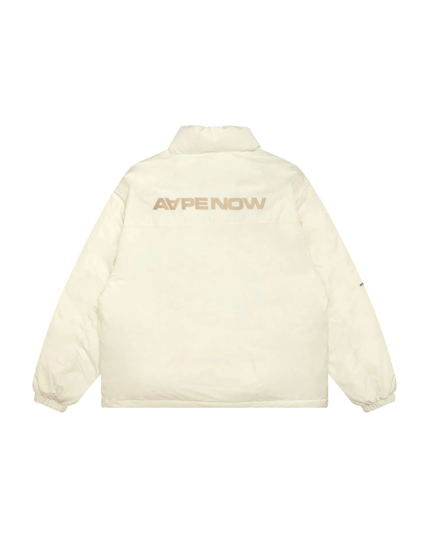AAPE NOW moonface logo puffer jacket