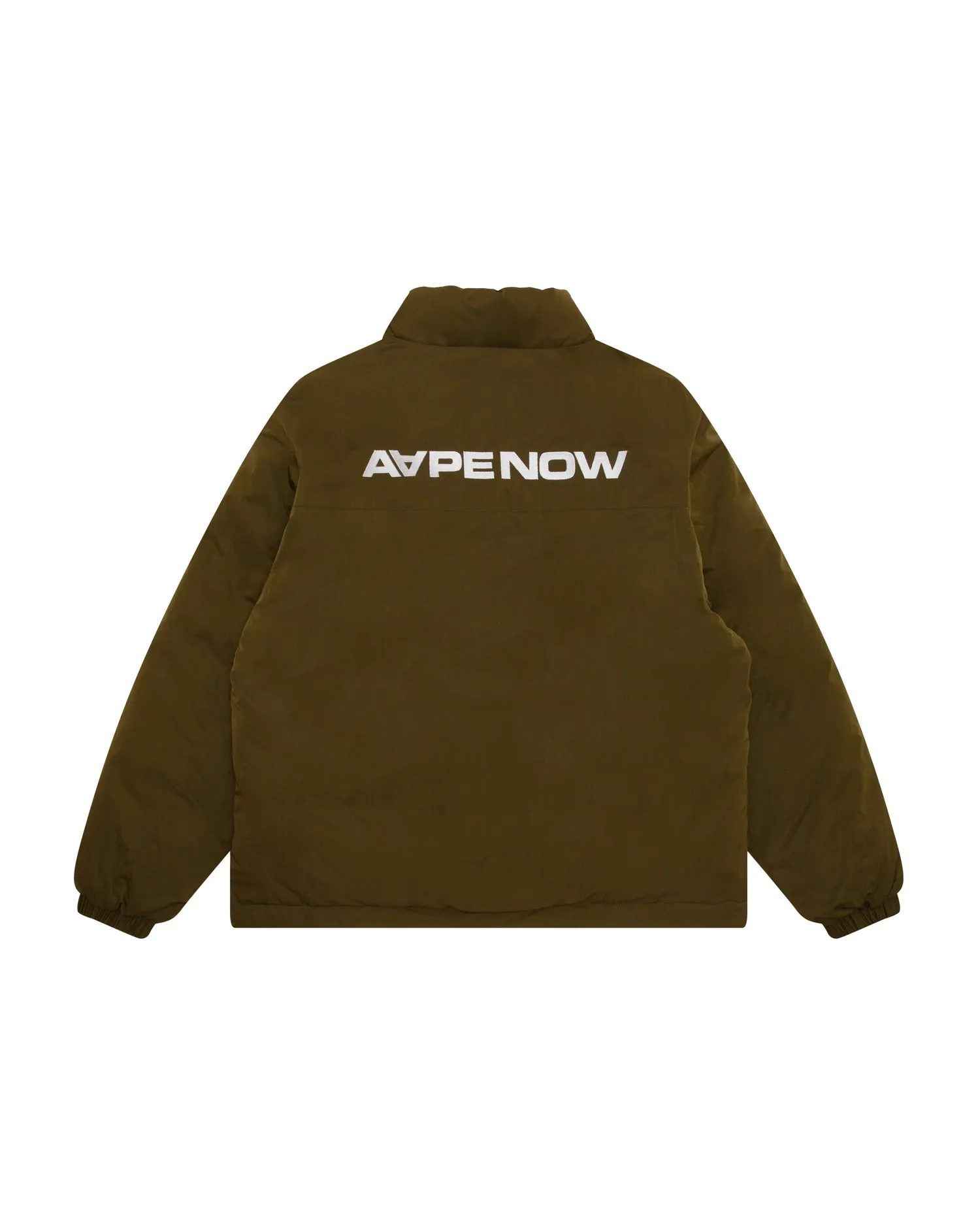 AAPE NOW moonface logo puffer jacket