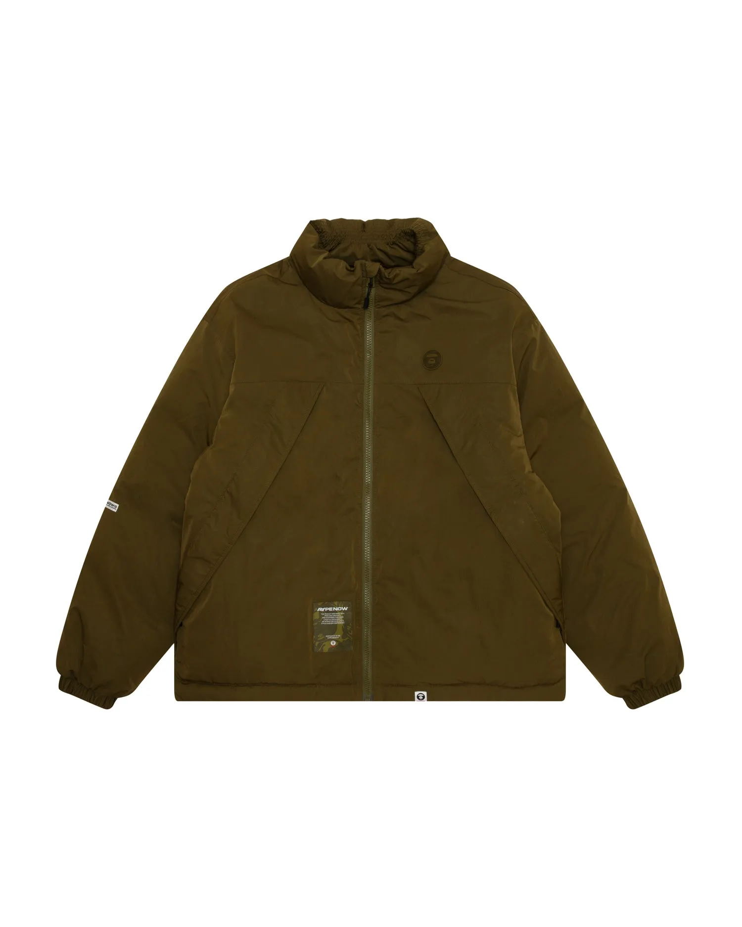AAPE NOW moonface logo puffer jacket
