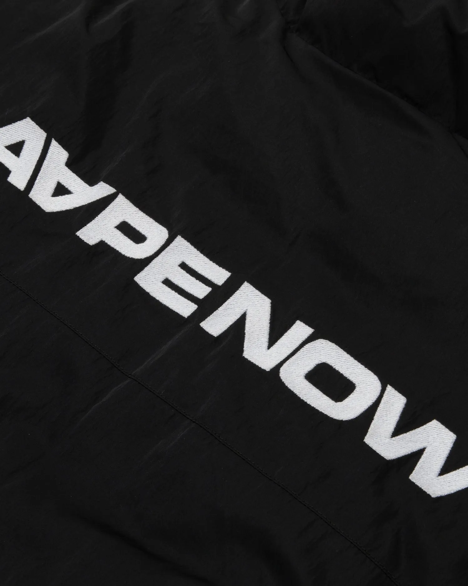 AAPE NOW moonface logo puffer jacket