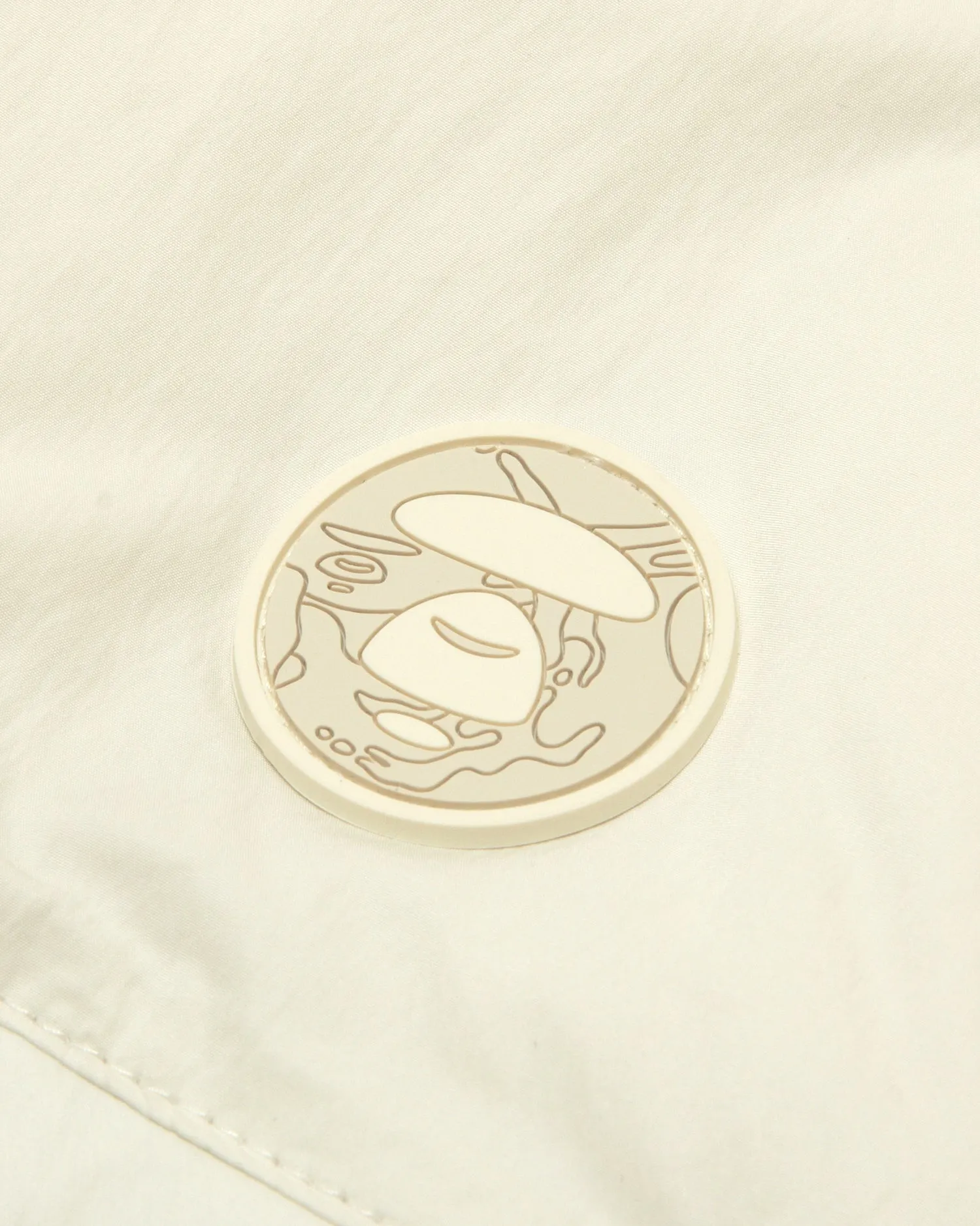 AAPE NOW moonface logo puffer jacket