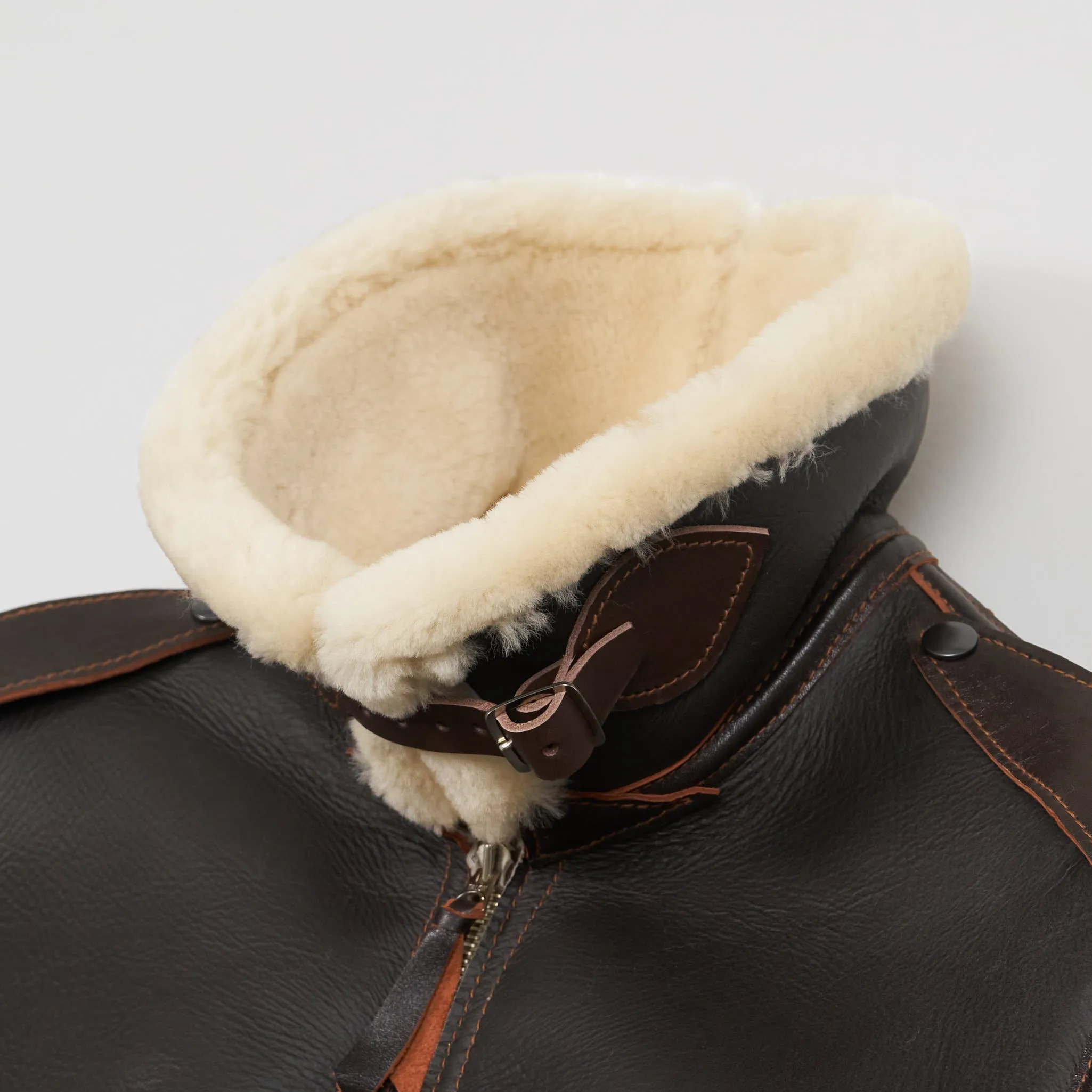 Aero Leathers B-6 USAAF Shearling Bomber Leather Jacket