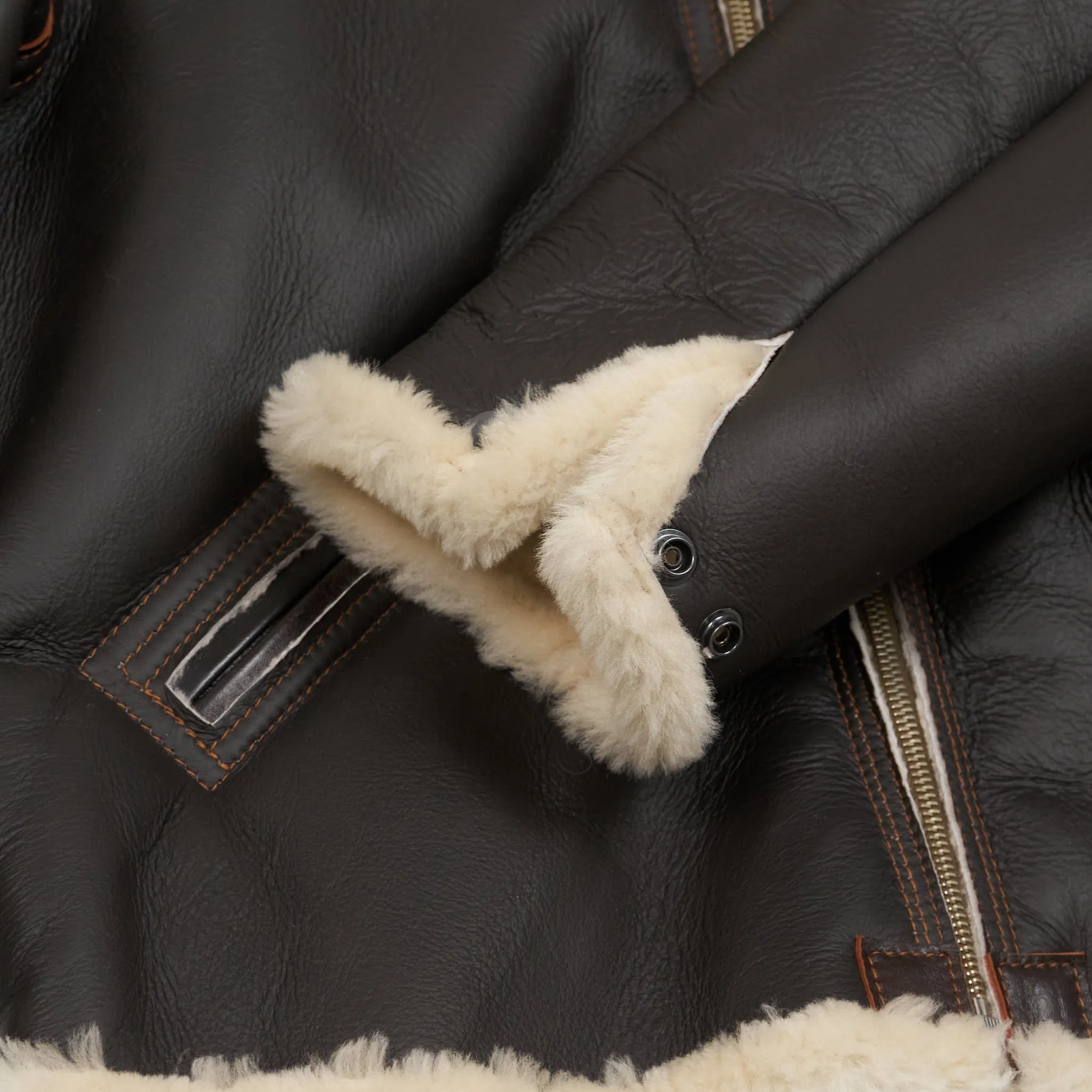 Aero Leathers B-6 USAAF Shearling Bomber Leather Jacket
