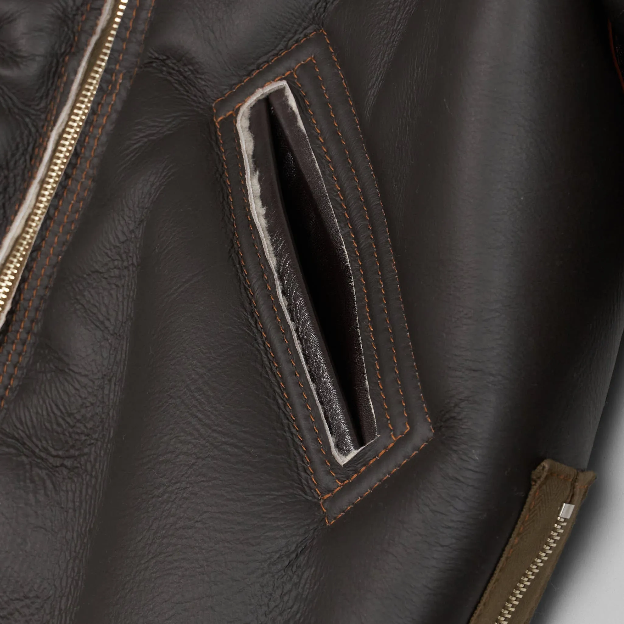Aero Leathers B-6 USAAF Shearling Bomber Leather Jacket