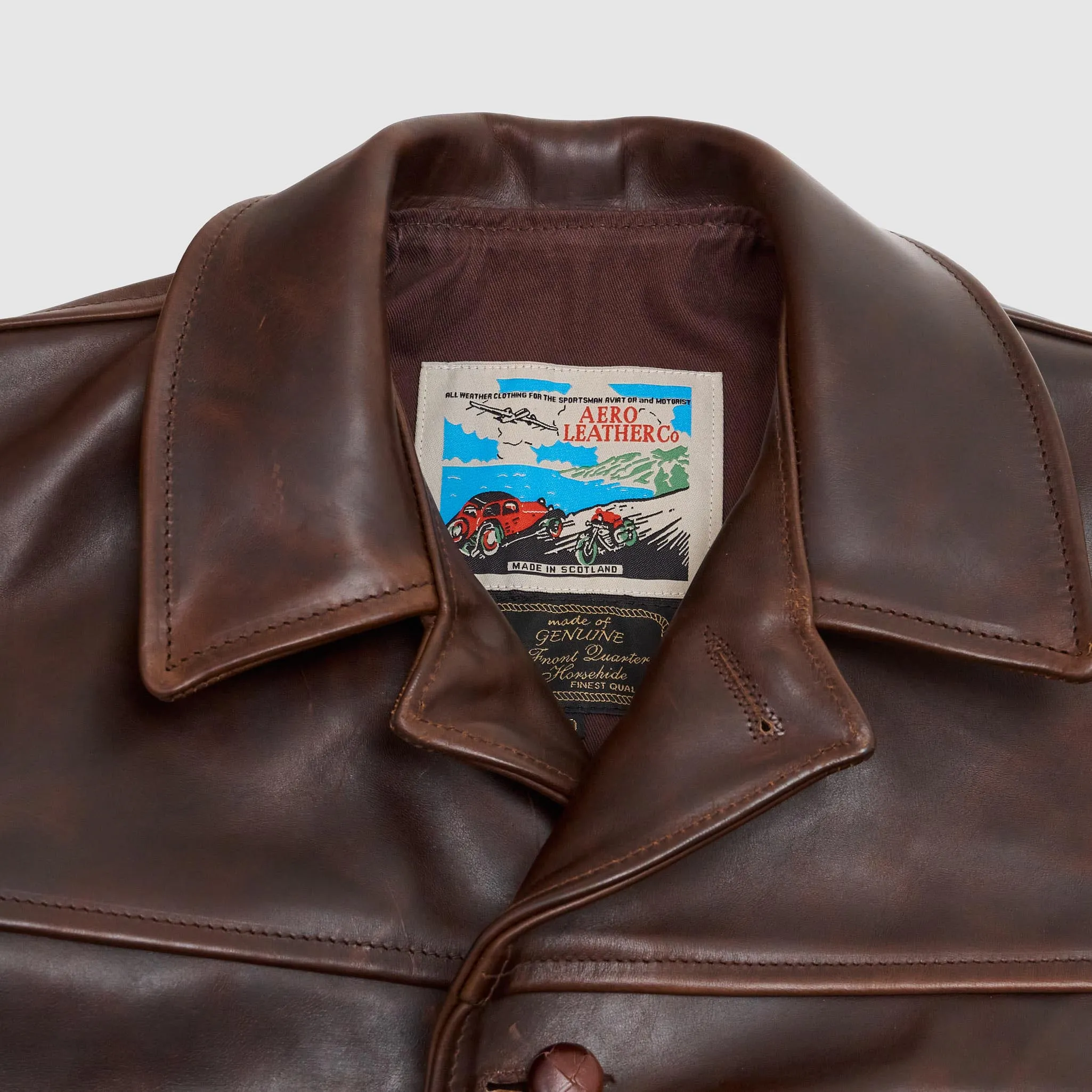 Aero Leathers Teamster Leather Jacket