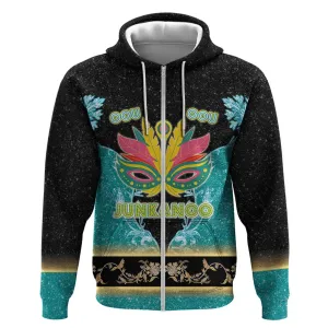 Afro Bahamians Junkanoo Zip Hoodie Junkanoo Is Life LT05