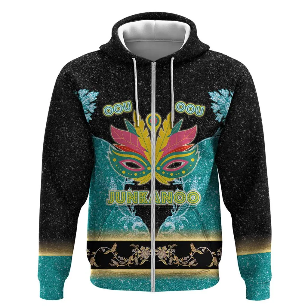 Afro Bahamians Junkanoo Zip Hoodie Junkanoo Is Life LT05