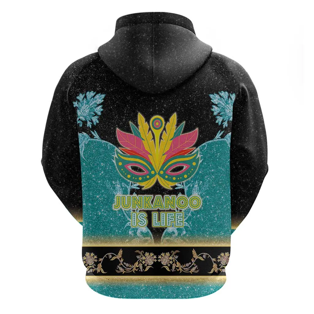 Afro Bahamians Junkanoo Zip Hoodie Junkanoo Is Life LT05