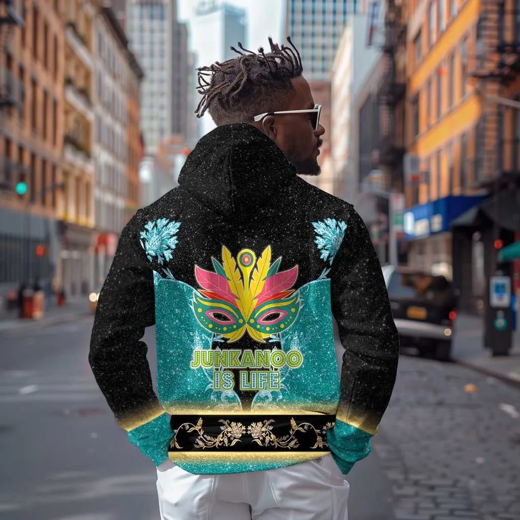 Afro Bahamians Junkanoo Zip Hoodie Junkanoo Is Life LT05
