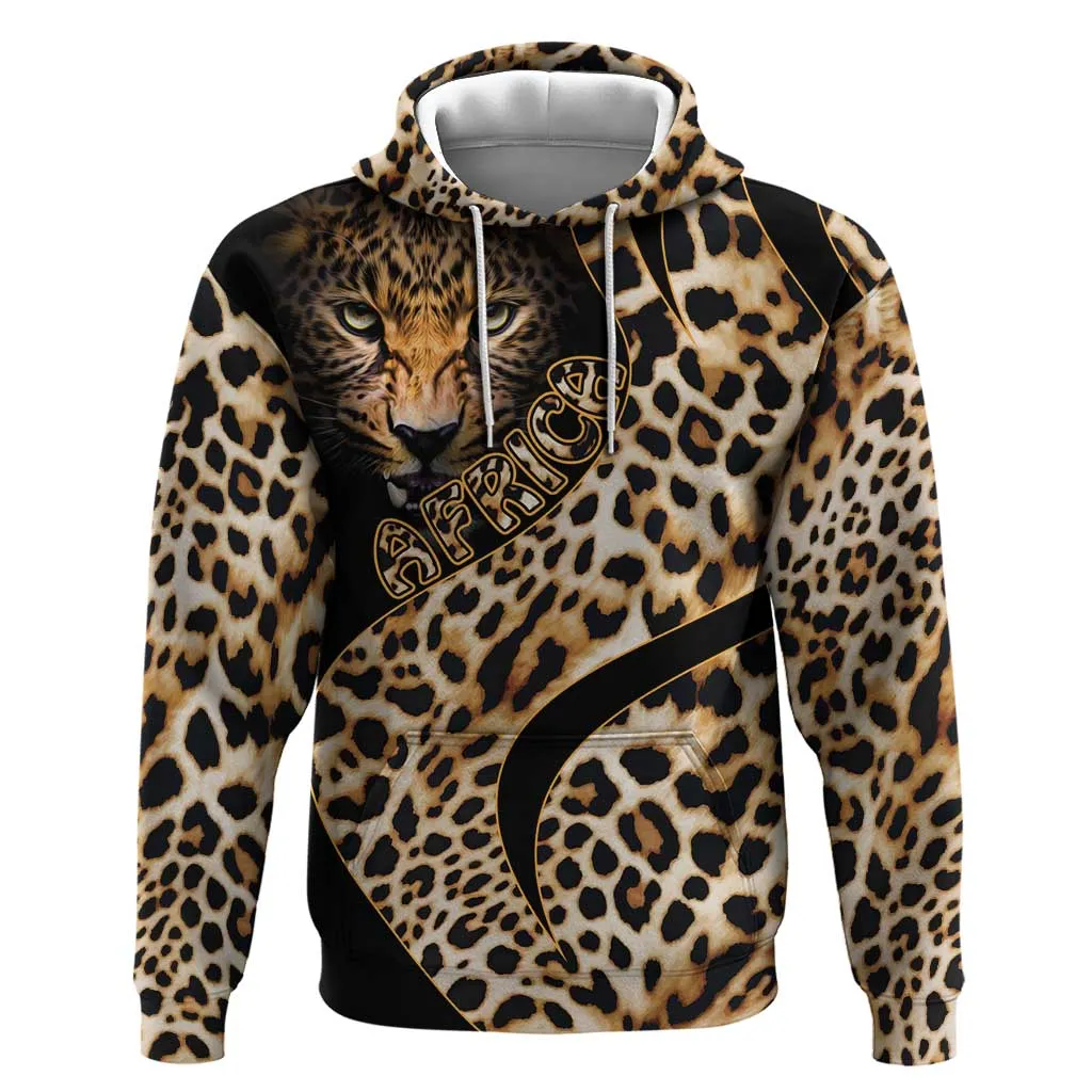 Afro Leopard Skin Pattern Hoodie Version 01 LT9