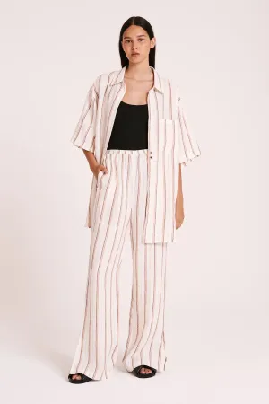 Aisha Linen Pant AMBER STRIPE