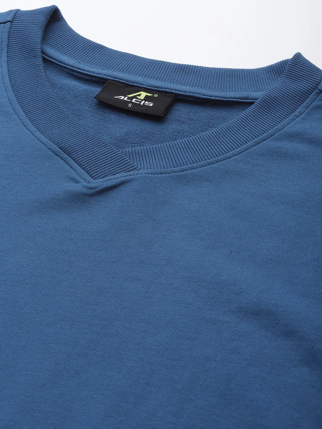 Alcis Women Blue Solid Sweatshirt