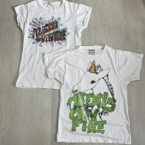 Alex Is On FIre AlexIsOnFIre Band Music  White T-Shirts x 2