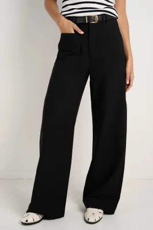 Among The Brave Zoey Black Tailored Pants