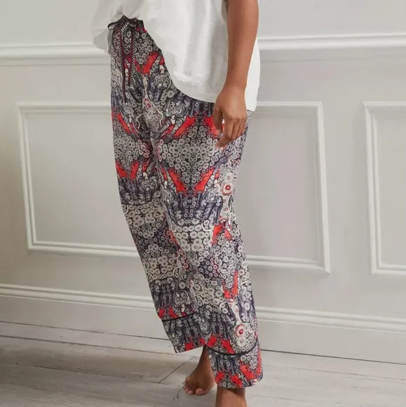 Anthropologie Florence Balducci Menagerie Flannel Sleep Pants