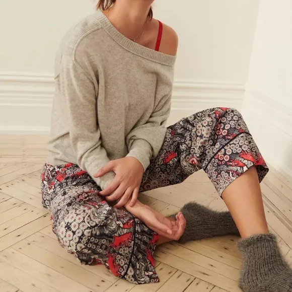 Anthropologie Florence Balducci Menagerie Flannel Sleep Pants
