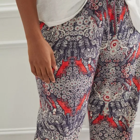 Anthropologie Florence Balducci Menagerie Flannel Sleep Pants
