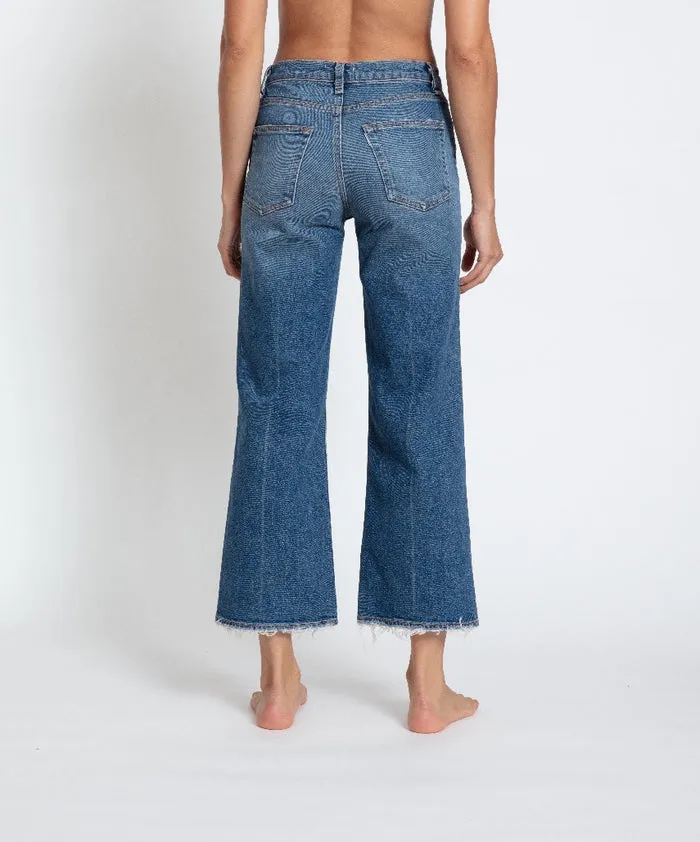 ASKK - Crop Wide Leg Jeans - Marina