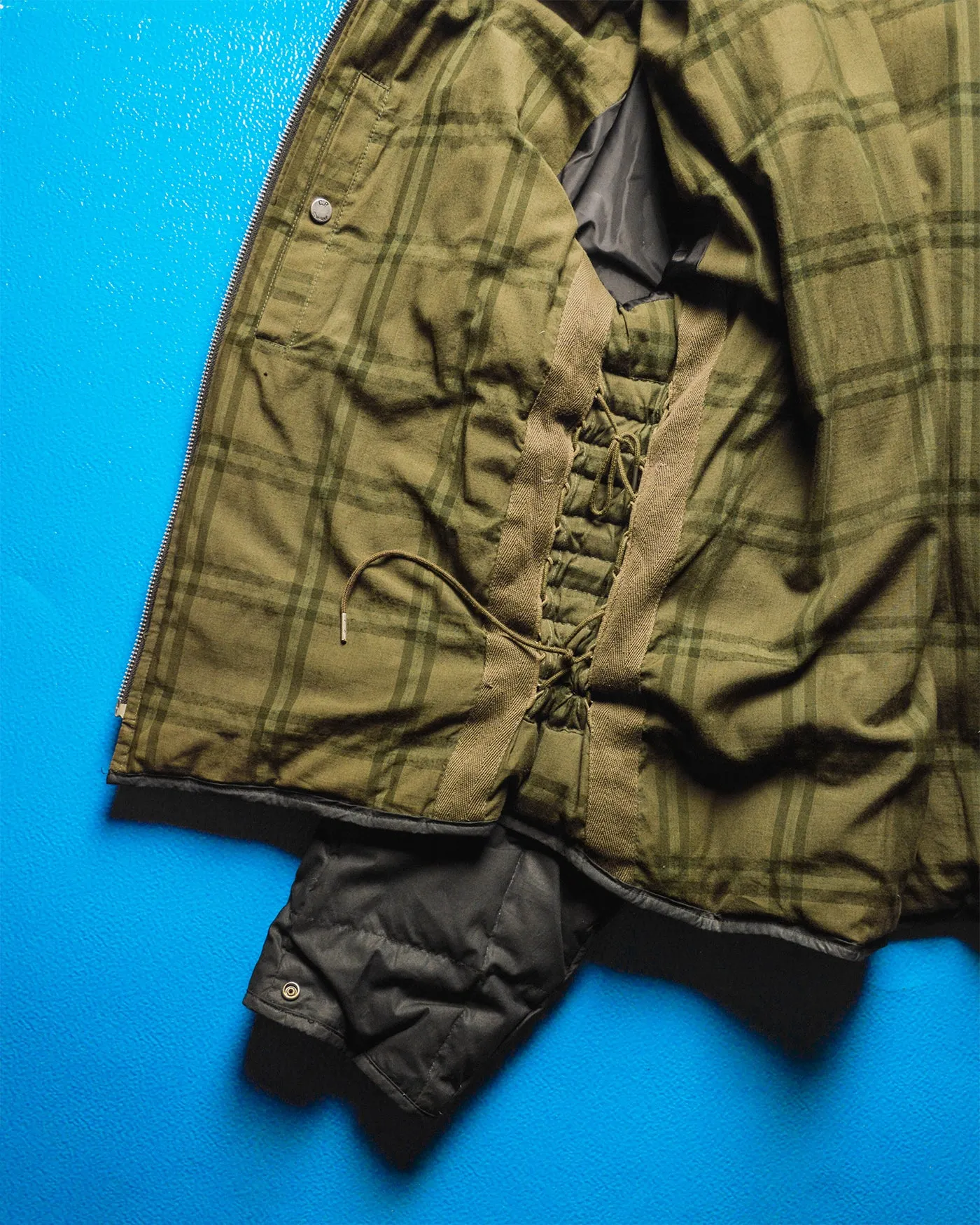 AW 2005 2in1 Brushed Washed Black Shell   Square Quilted Goose Down Puffer Liner  Jacket (~L~)