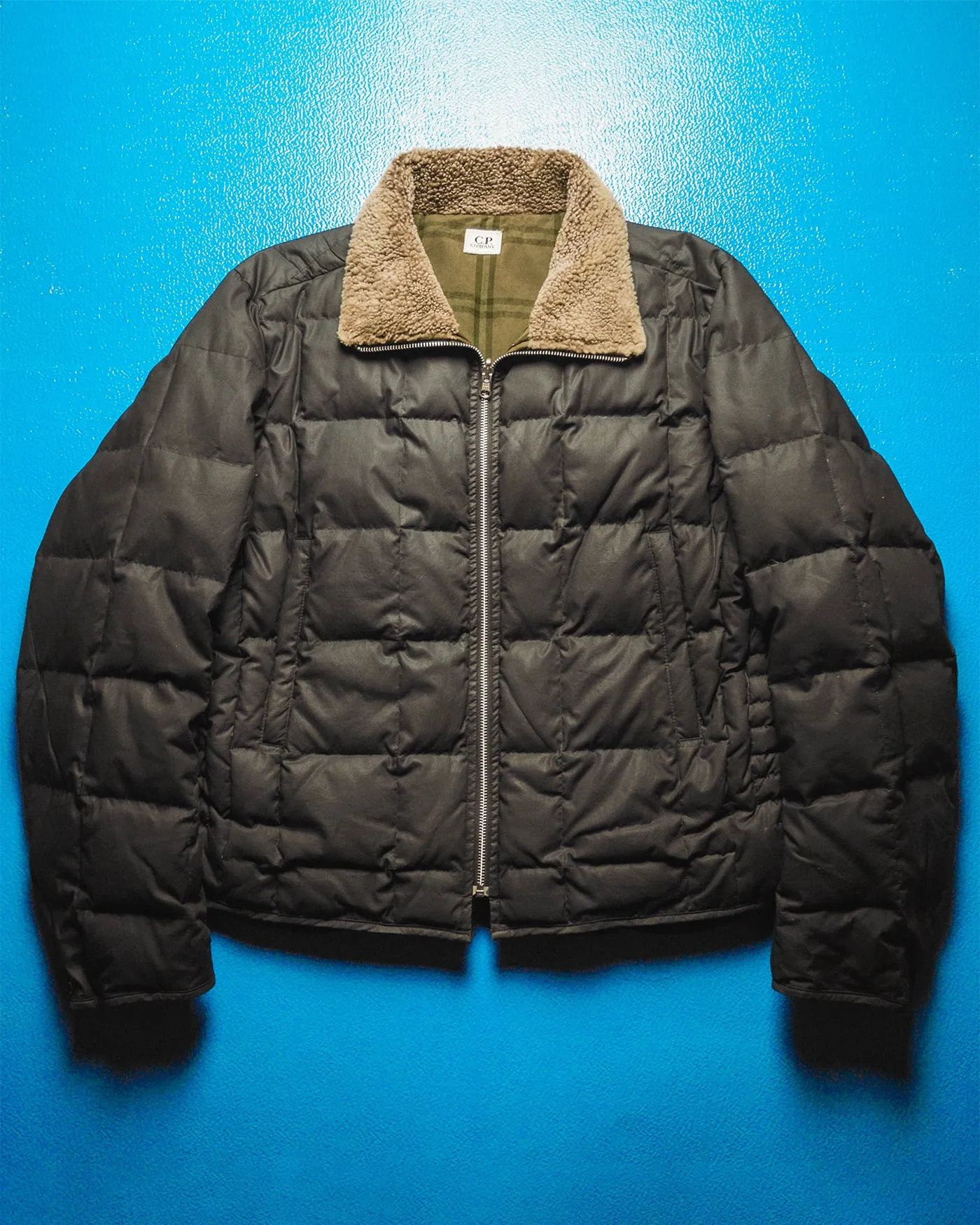 AW 2005 2in1 Brushed Washed Black Shell   Square Quilted Goose Down Puffer Liner  Jacket (~L~)
