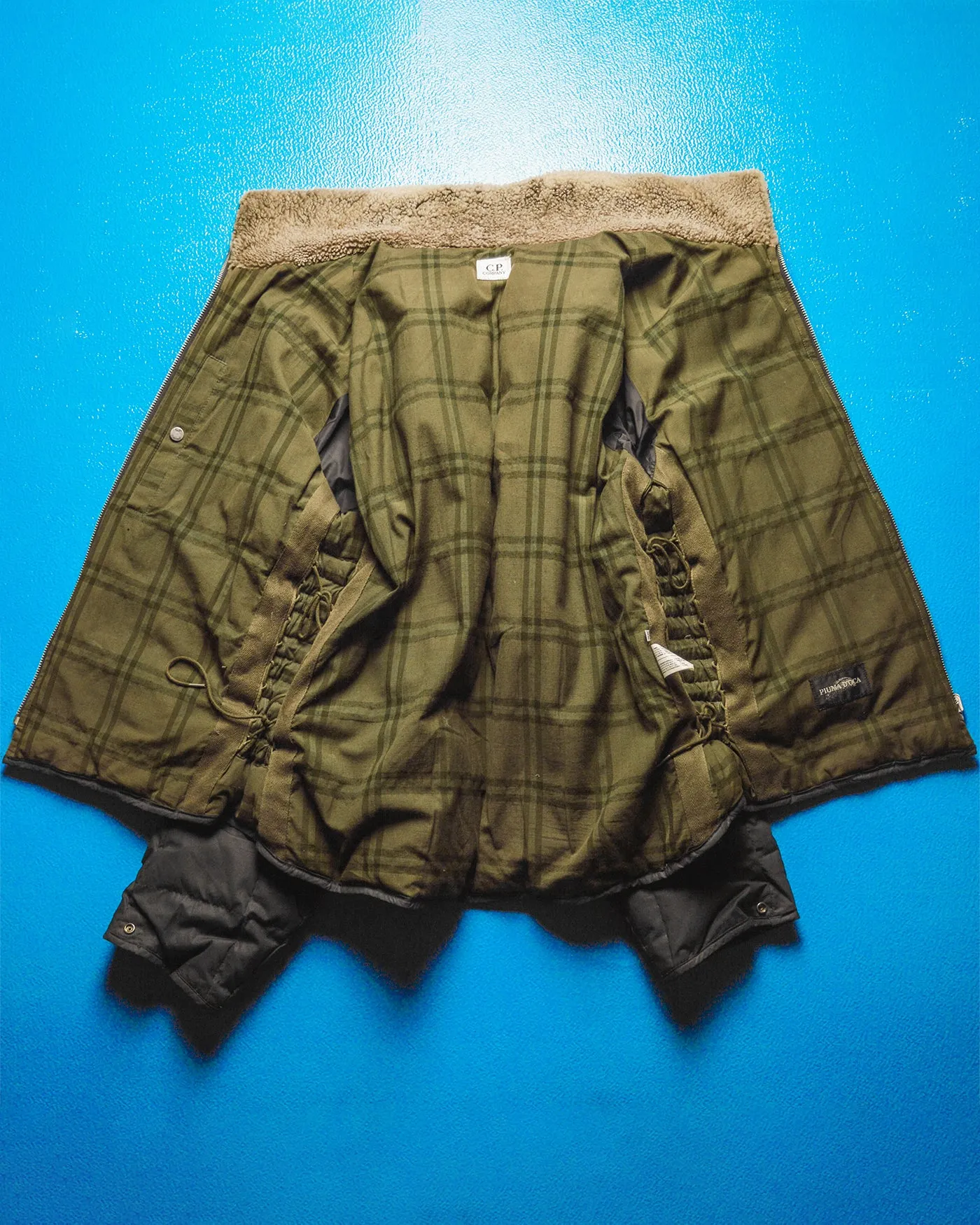 AW 2005 2in1 Brushed Washed Black Shell   Square Quilted Goose Down Puffer Liner  Jacket (~L~)