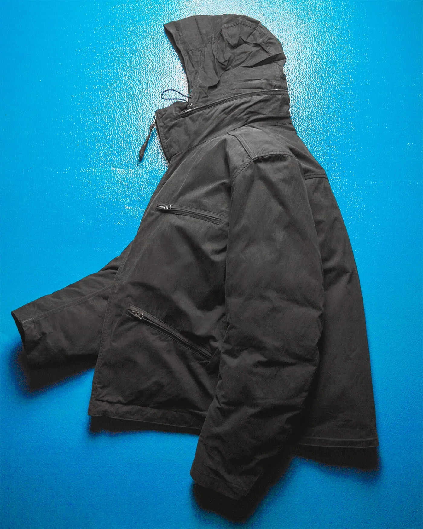 AW 2005 2in1 Brushed Washed Black Shell   Square Quilted Goose Down Puffer Liner  Jacket (~L~)