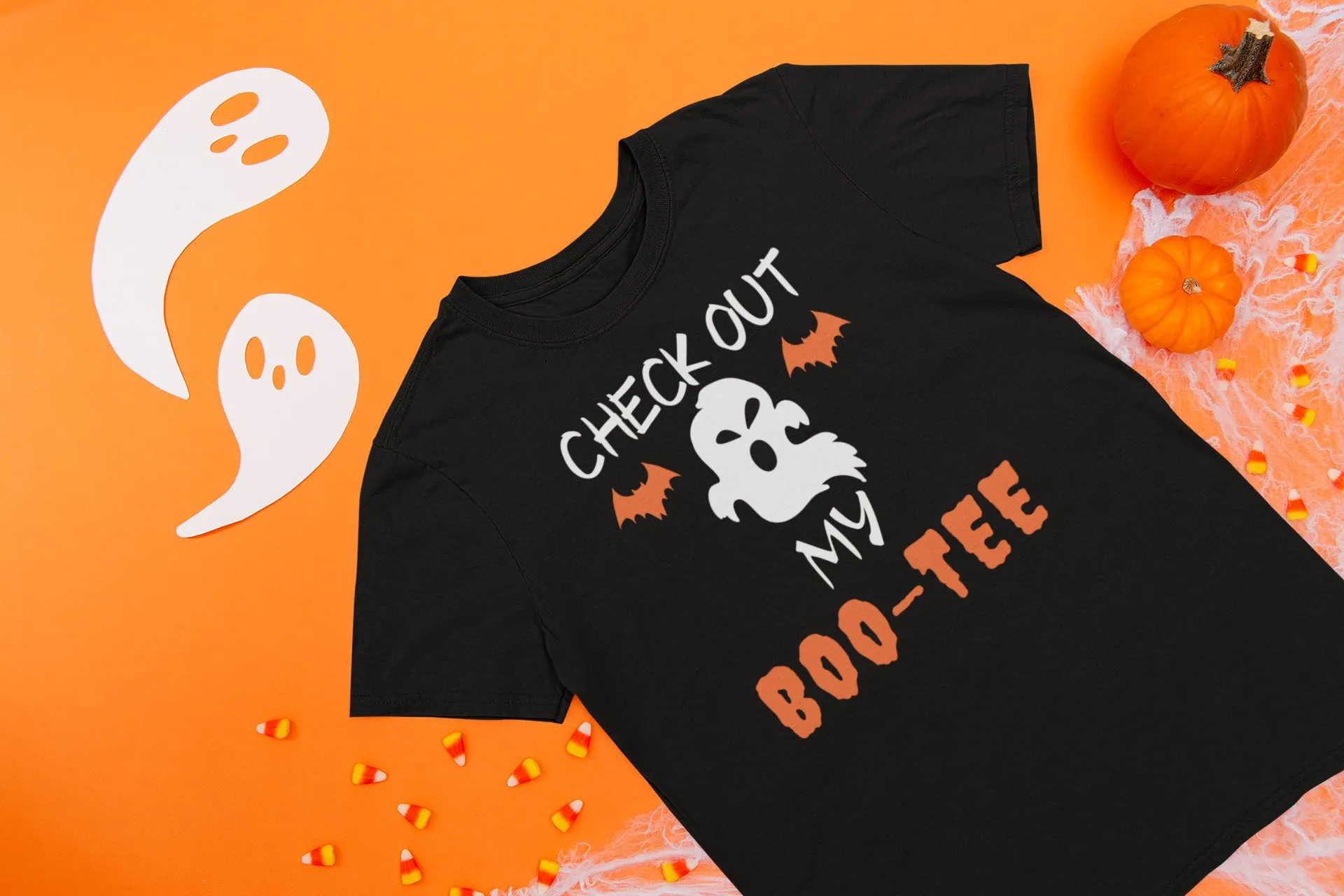 B00-TEE Skeleton Halloween T-shirt