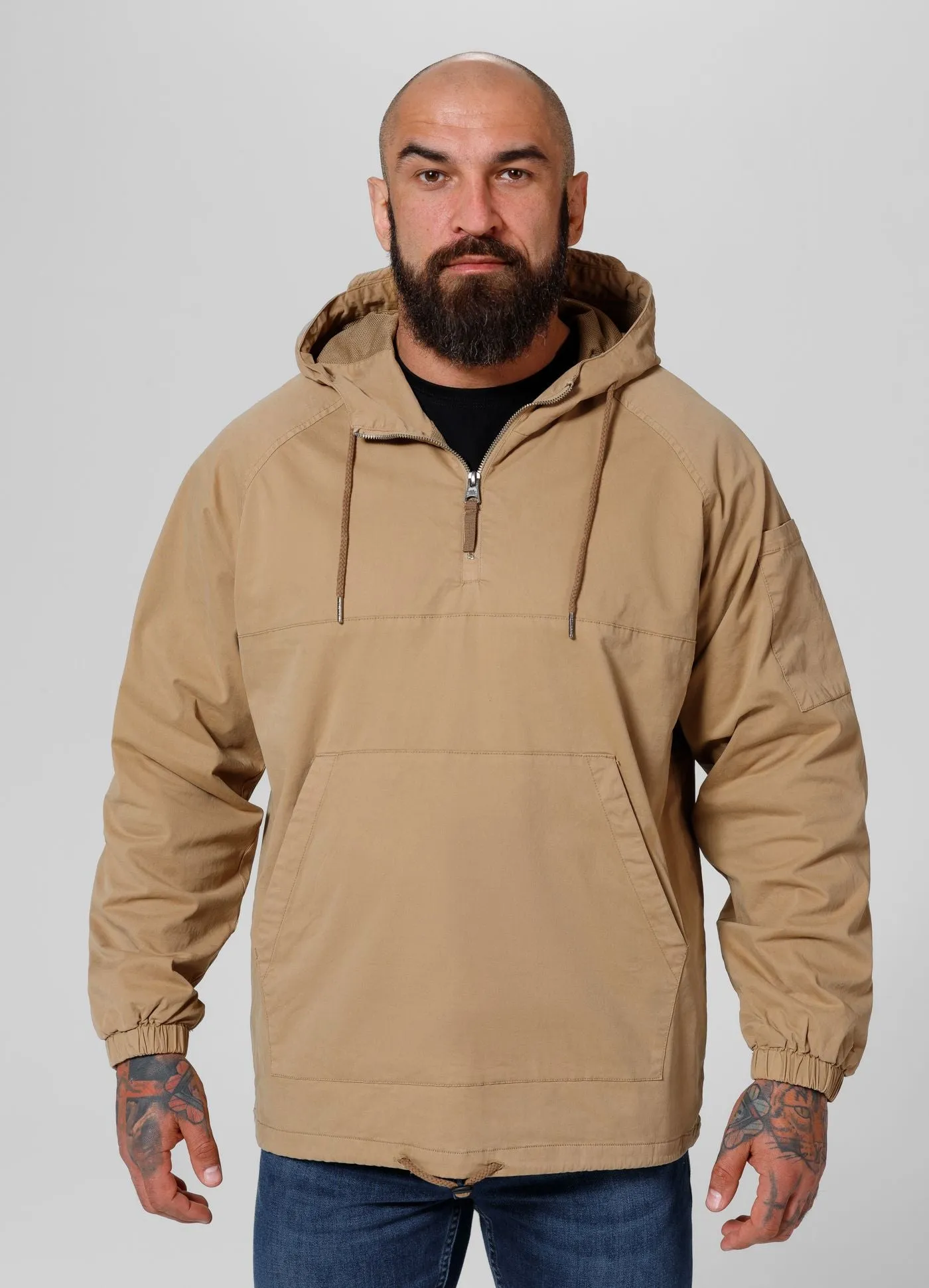 Bassmore Pullover Jacket - Sand