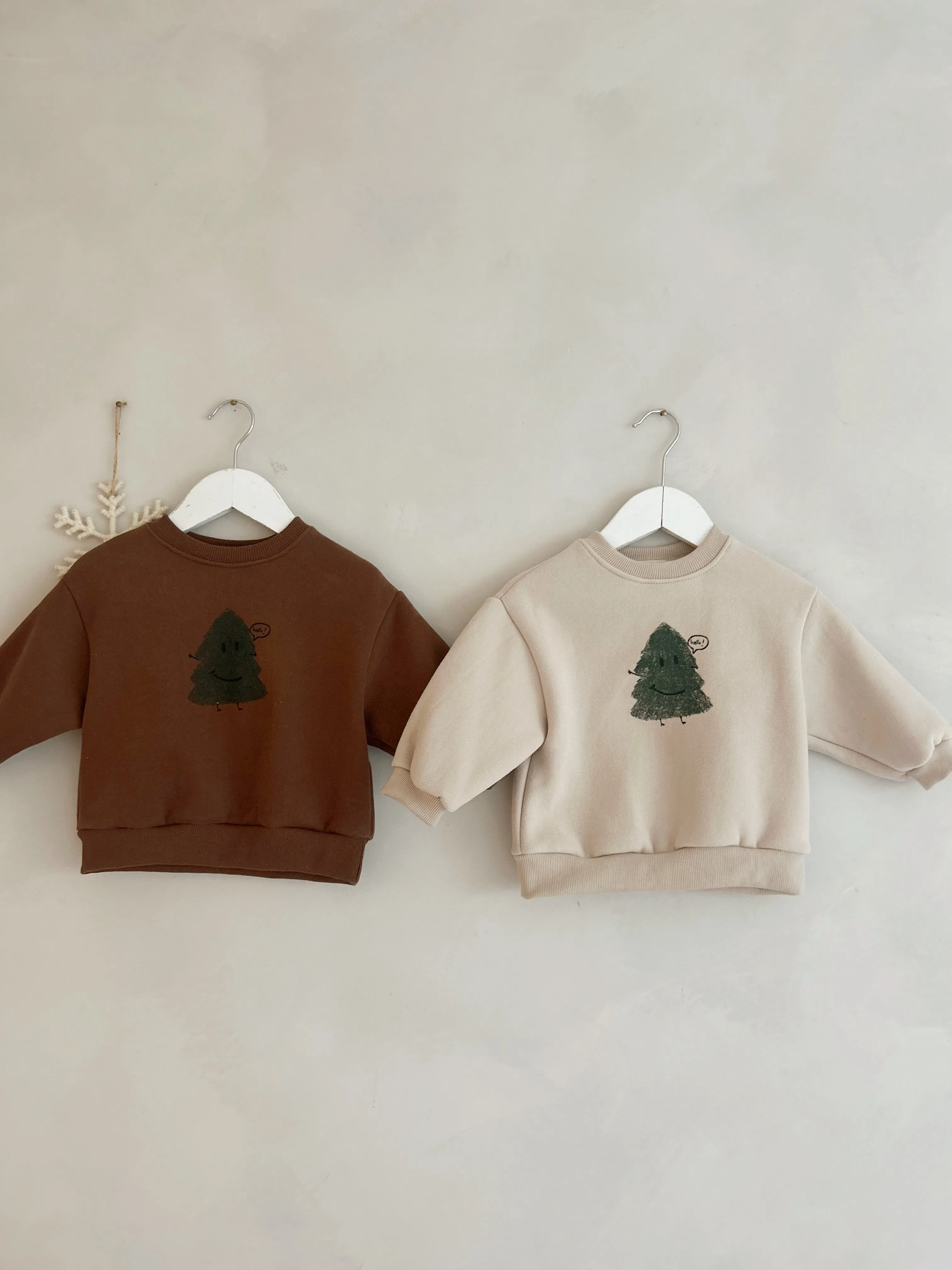 Bebe Tree Bell Sweatshirts (Brown)