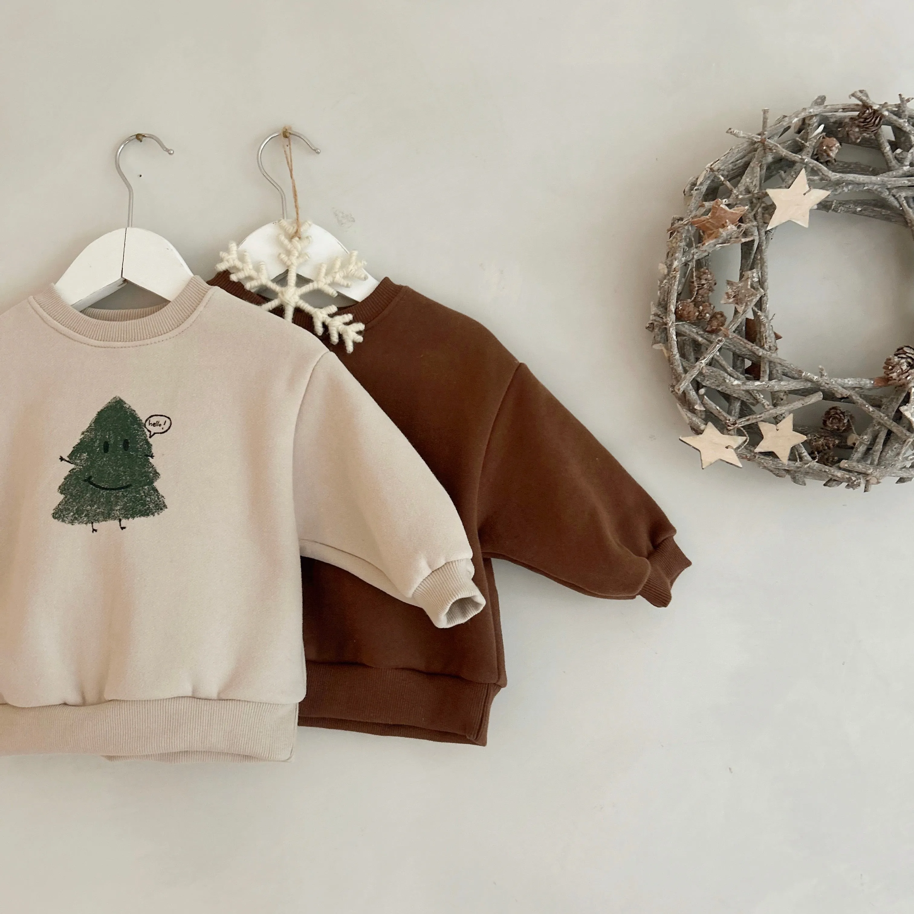 Bebe Tree Bell Sweatshirts (Brown)