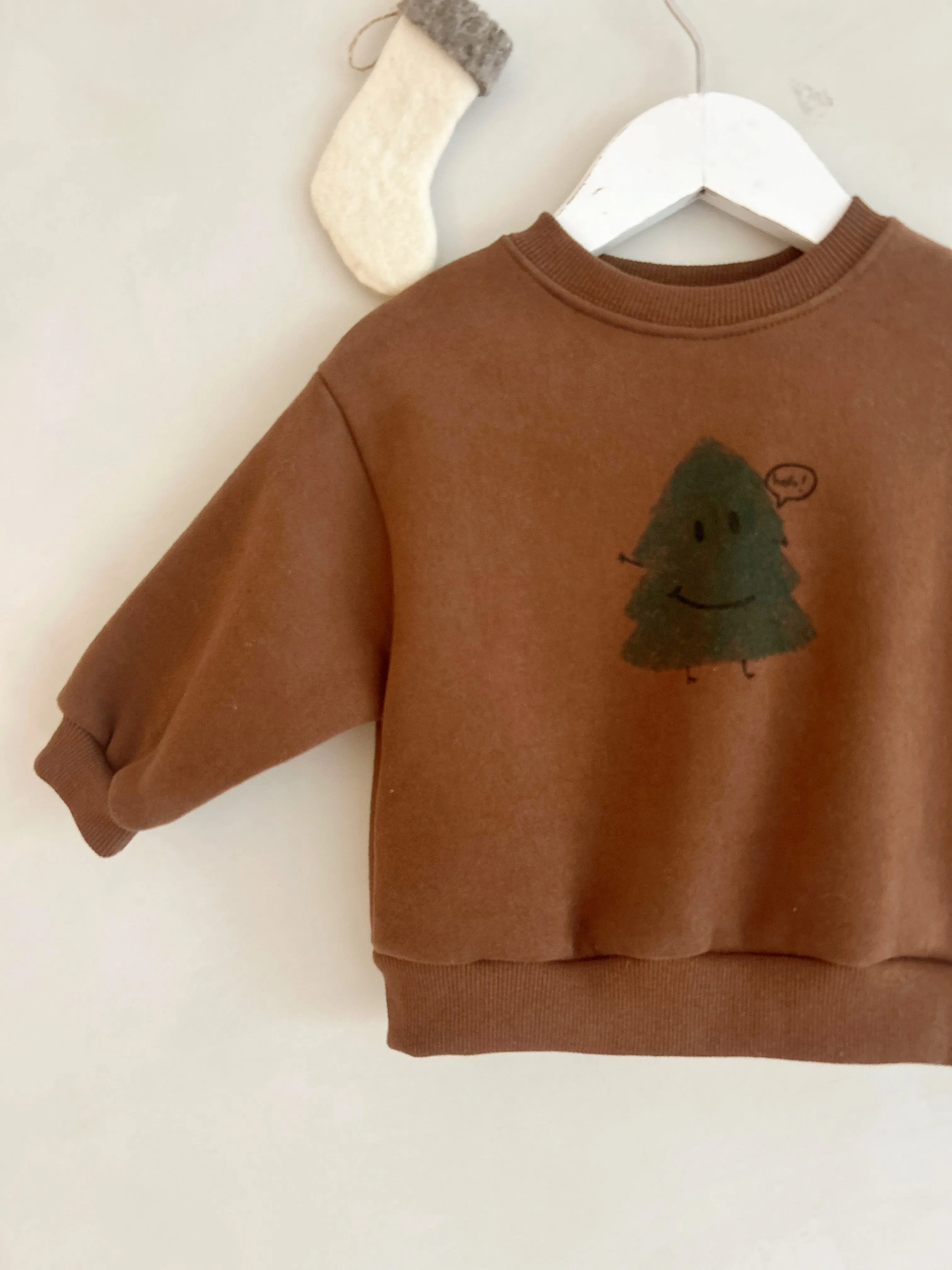 Bebe Tree Bell Sweatshirts (Brown)