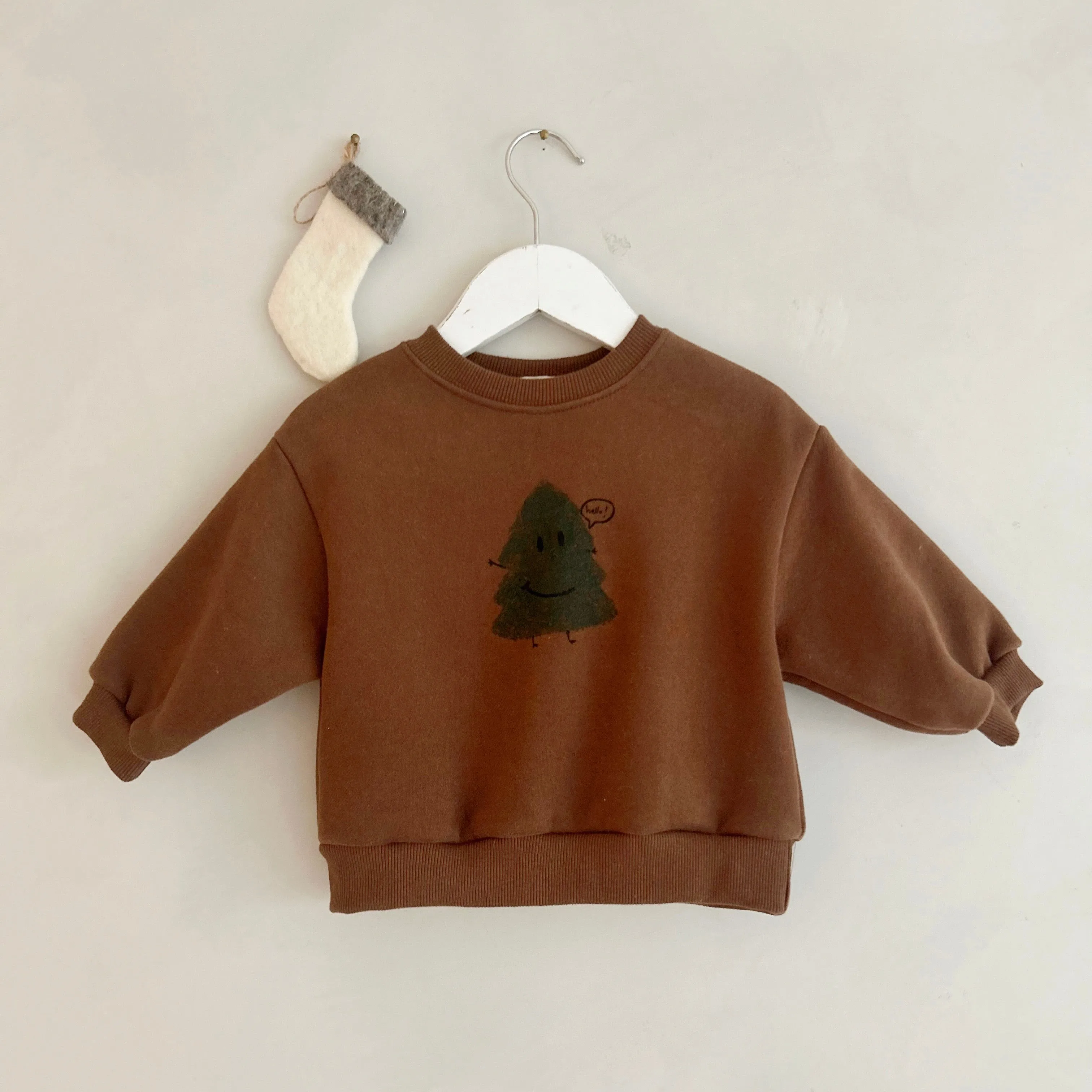 Bebe Tree Bell Sweatshirts (Brown)