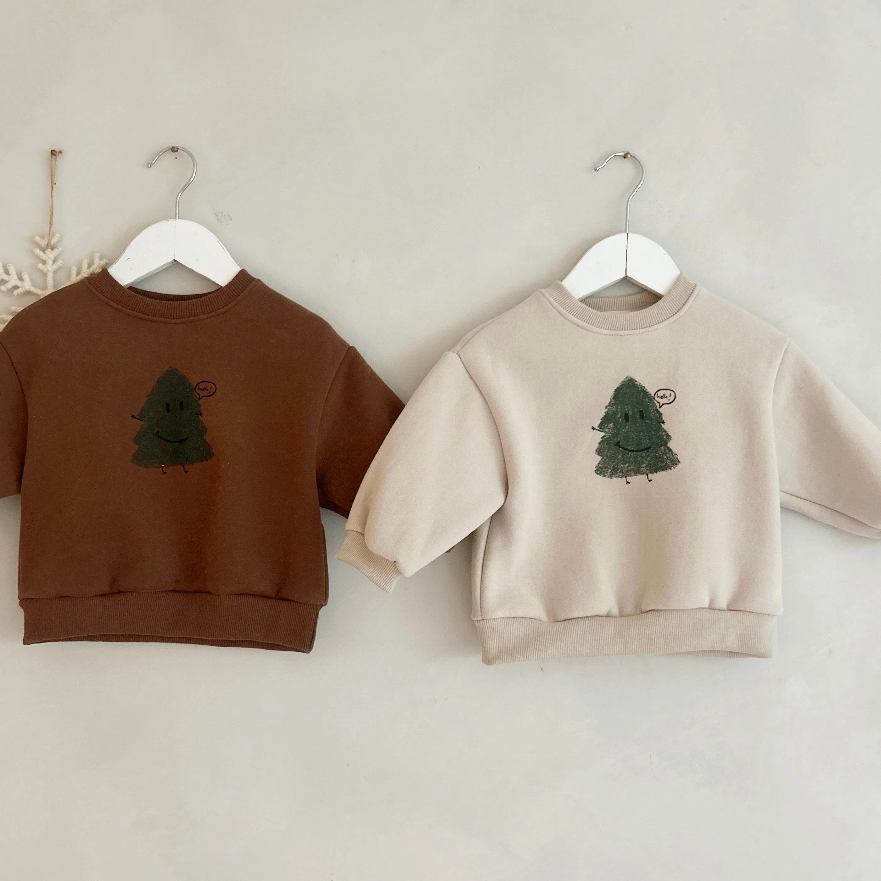 Bebe Tree Bell Sweatshirts (Brown)