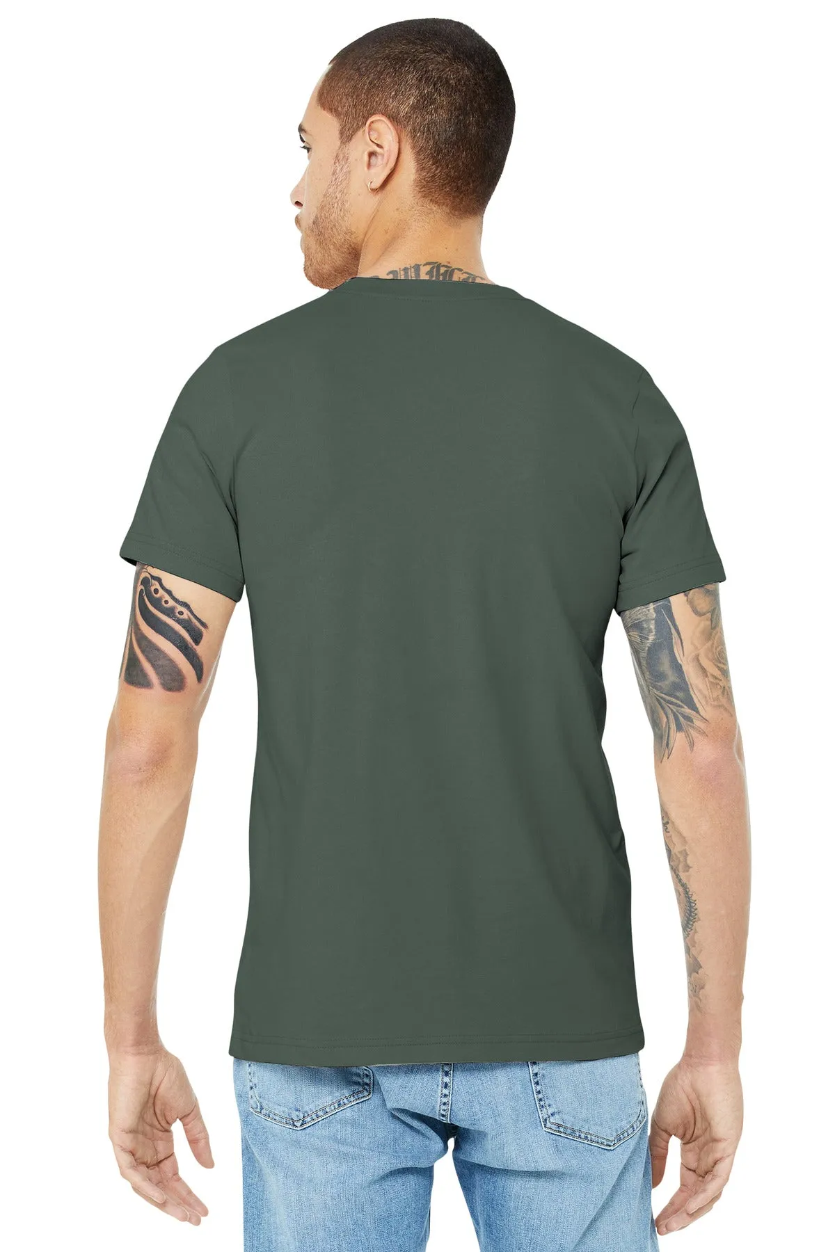 BELLA CANVAS  Unisex Jersey Short Sleeve Tee. BC3001 Military Green