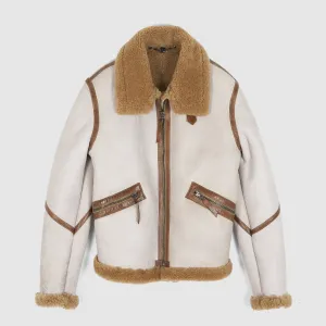 Belstaff Aviator Centenary Shearling Bomber Jacket